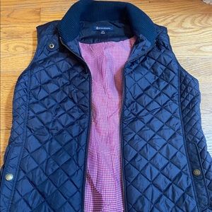 Brooks Brothers Navy Quilted Vest